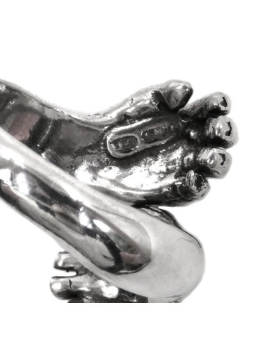 Anello Abbraccio in Argento 925