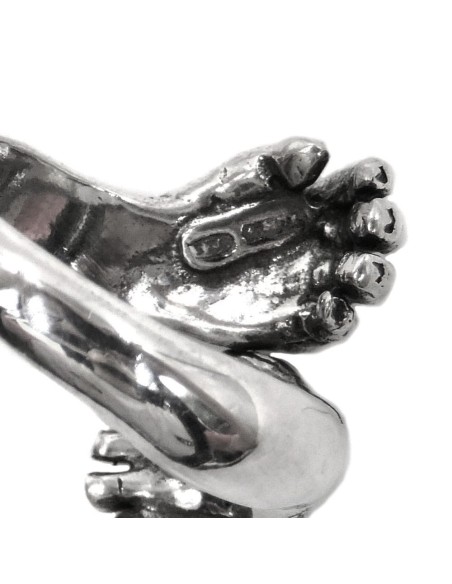 925 Sterling Silver Hug Ring 