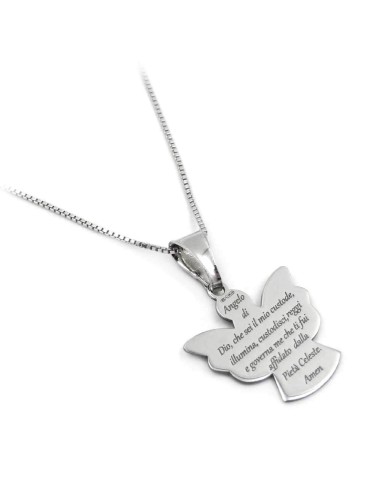 Collana Angelo di Dio in Argento 925 