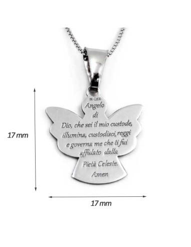 Collana Angelo di Dio in Argento 925 