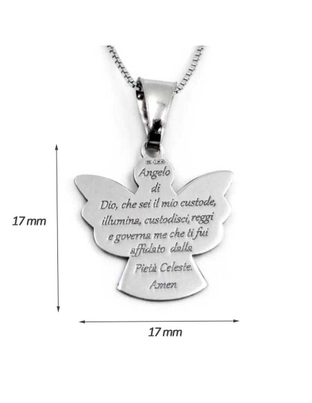 Collana Angelo di Dio in Argento 925 