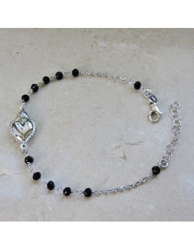 Bracciale Catena Donna in Argento 925 Rodiato...