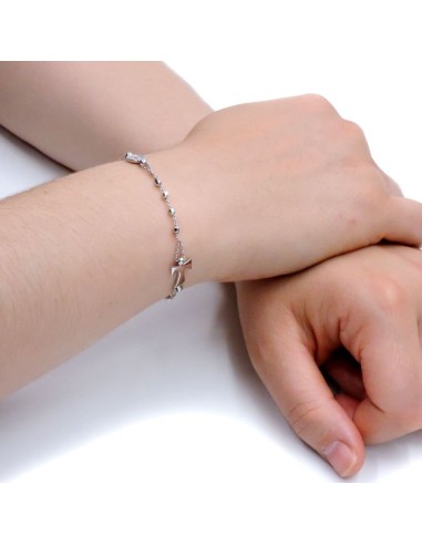 Bracciale Rosario Tau in Argento 925 