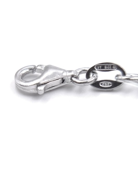 925 Sterling Silver Tau Rosary Bracelet 