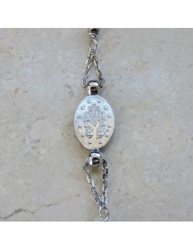 925 Sterling Silver Tau Rosary Bracelet 