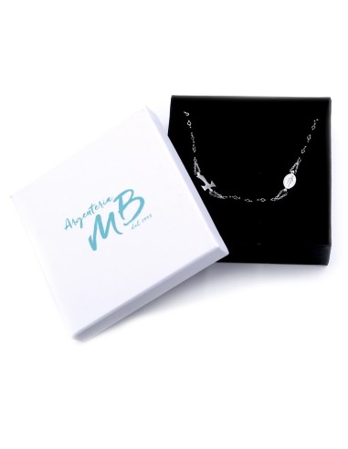 Bracciale Rosario Tau in Argento 925 con...