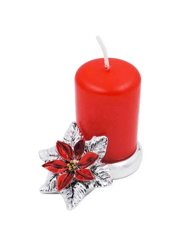 Kerzenhalter mit Weihnachtsstern aus...