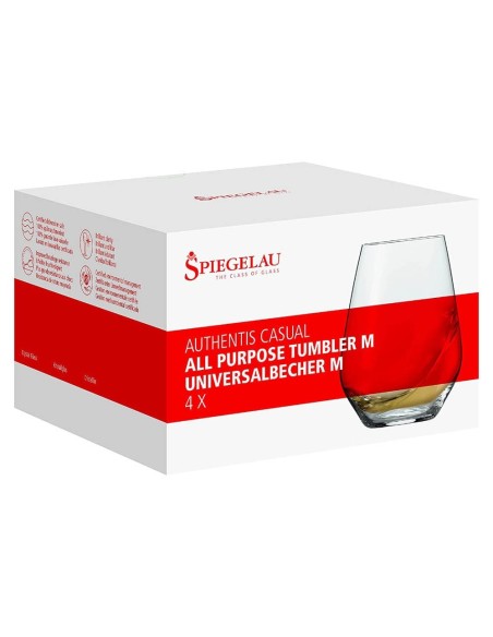 Bicchieri Tumbler in Cristallo Authentis Casual Set da 4