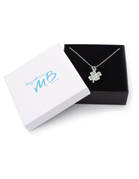 Bracciale Catena Donna in Argento 925 Rodiato con Ciondolo Doppio Cuore