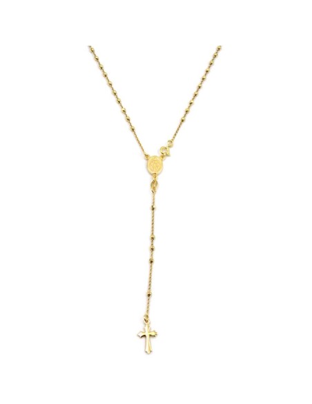 925 Sterling Silver Rosary Necklace 