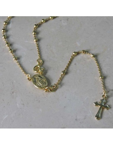 Collana Girocollo Rosario in Argento 925 