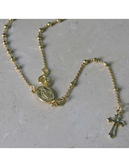 Collana Girocollo Rosario in Argento 925 