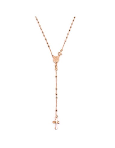 Collana Girocollo Rosario in Argento 925 