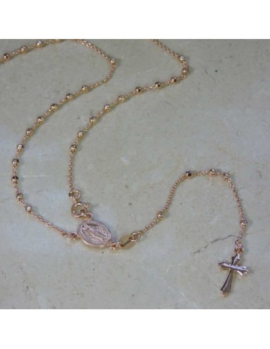 Collana Girocollo Rosario in Argento 925 