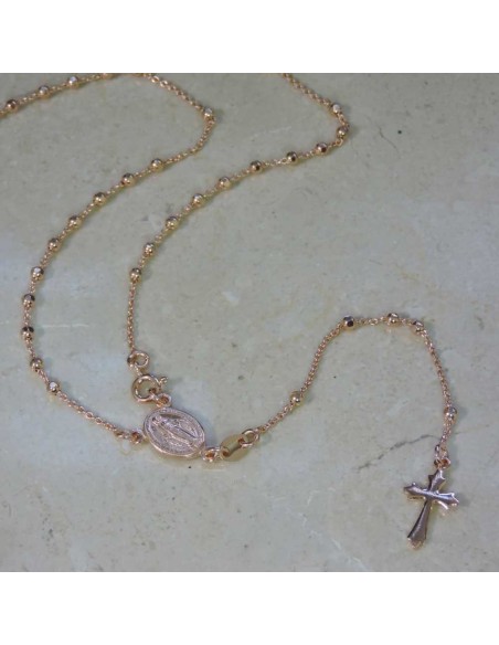 Collana Girocollo Rosario in Argento 925 