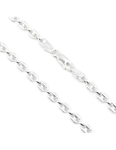 925 Sterling Silver Anchor Chain Necklace 