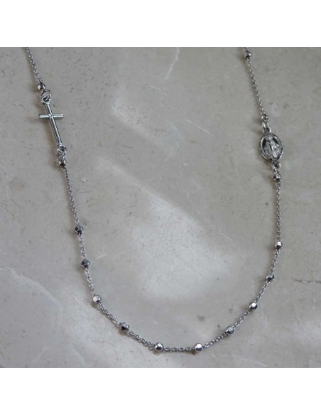 Collana Rosario in Argento 