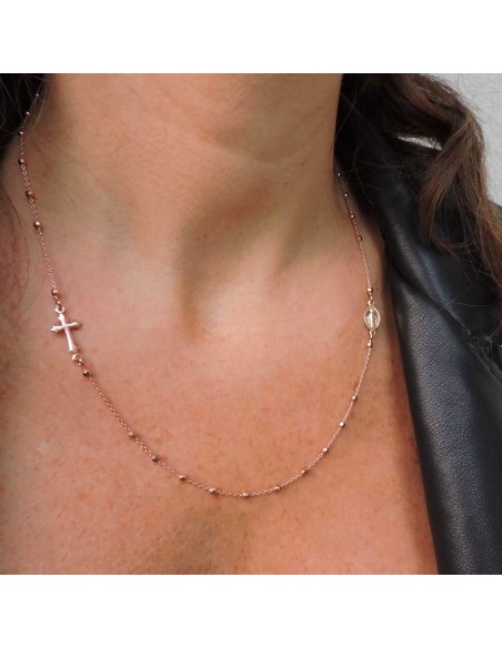 Collana Rosario in Argento 