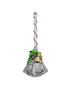 Silver Resin Lucky Broom 2