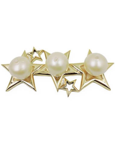 Gold Plated Resin Stars Candle Holder 