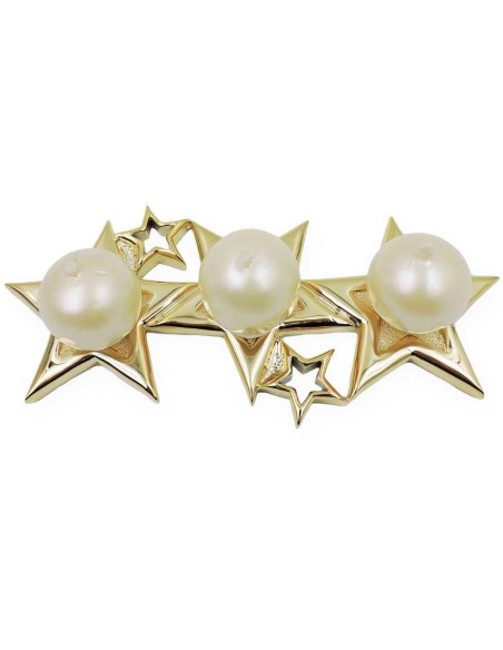 Gold Plated Resin Stars Candle Holder 