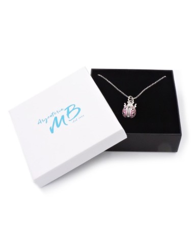 Collana con Ciondolo Coccinella in Argento 925...
