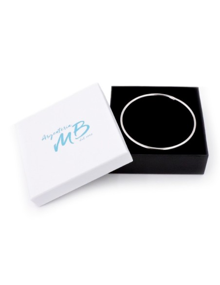 Bracciale Bangle Tondo in Argento 925 