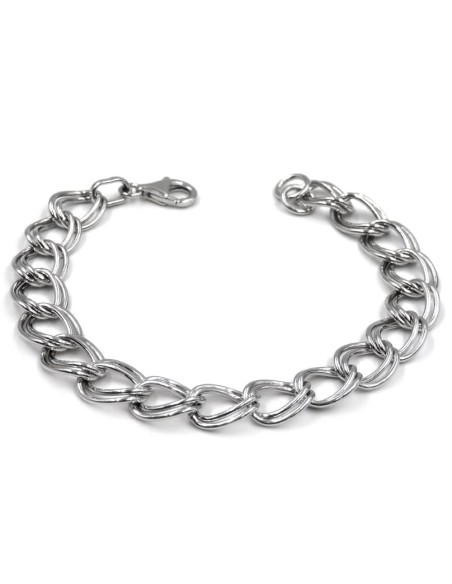 Bracciale Grumetta Doppio Filo in Argento 925  