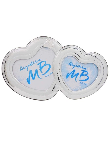 25th Anniversary Two Hearts Picture Frame