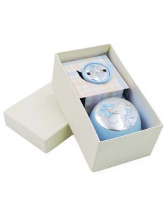 Schnullerclip-Set mit Blauer Box Bow Dekoration mit Schuhen 2