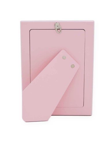 Birth Picture Frame 3,5 x 5 Pink Bow and...