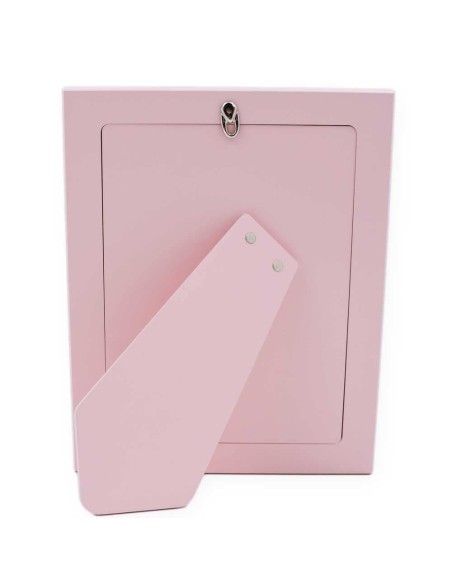 Birth Picture Frame 5 x 7 Pink Bow and Pacifier Decoration