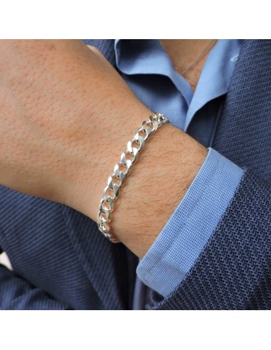 Sterling Silver Cuban Chain Bracelet 