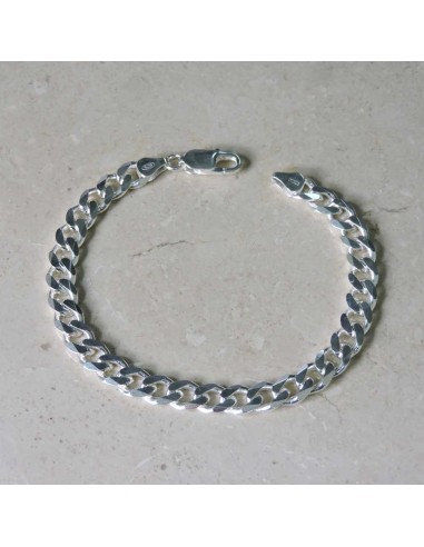 Sterling Silver Cuban Chain Bracelet 