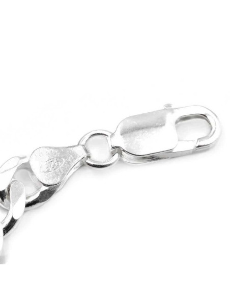 Sterling Silver Cuban Chain Bracelet 
