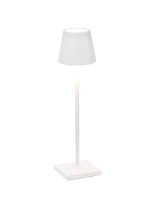 Zafferano Poldina Pro Micro Tischlampe Weiss