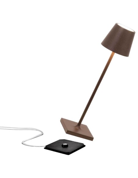 Poldina Pro Micro Lampada da Tavolo LED Dimmerabile - Corten