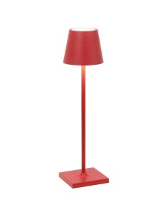 Poldina Pro Micro Lampada da Tavolo LED Dimmerabile - Rosso