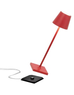 Zafferano Poldina Pro Micro Tischlampe Rot 2