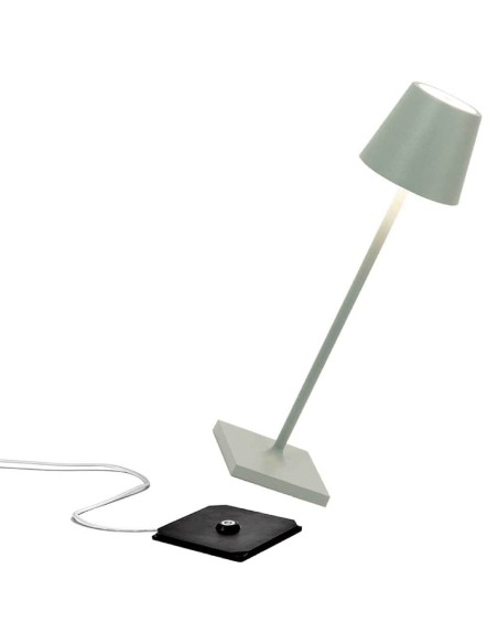 Zafferano Poldina Pro Micro Tischlampe Salbeigrün