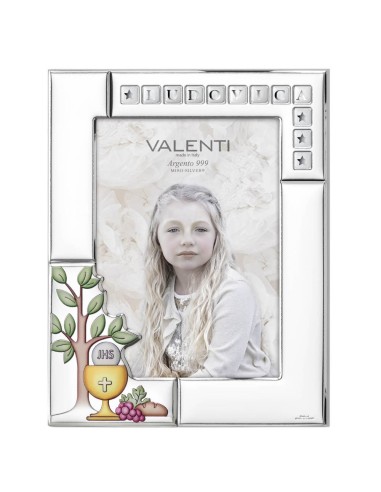 First Communion Customizable Picture Frame with Tree of Life 5 x 7