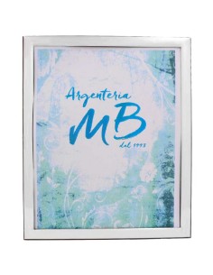 Picture Frame 8,26x10,23 Glossy Silver Frame Tight Band 2