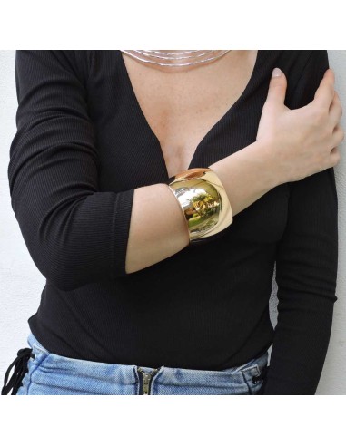 Polished Gold Plated 925 Sterling Silver Cuff...