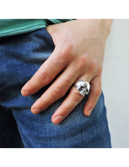 925 Sterling Silver Skull Ring