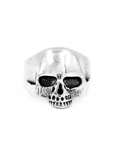 Totenkopfring aus 925er Sterlingsilber 