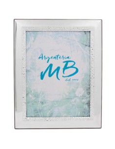 Silver Picture Frame Glossy Band Shored cm 13x18 2