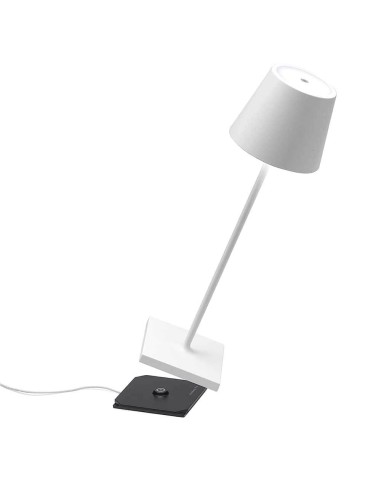 Zafferano Poldina Pro Tischlampe Weiß