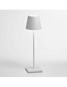 Zafferano Poldina Pro Tischlampe Weiß 2