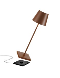 Poldina Pro Lampada da Tavolo LED Dimmerabile - Corten