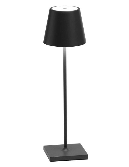 Zafferano Poldina Pro Tischlampe Dunkelgrau
